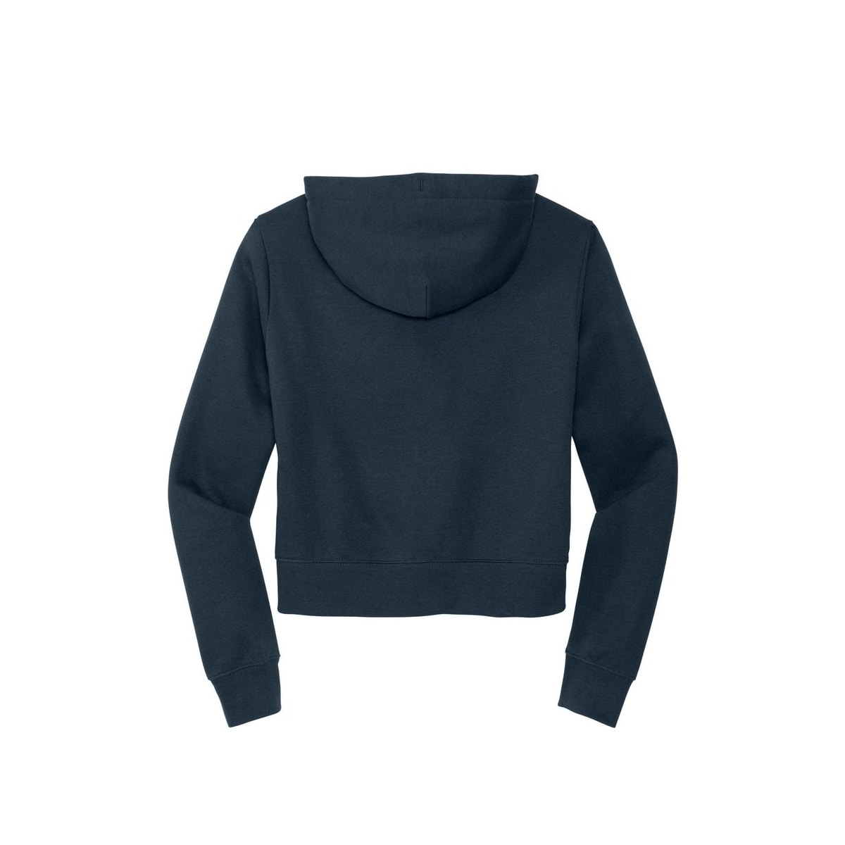 District Women's V.I.T. Fleece Full-Zip Hoodie — New Navy (Back)