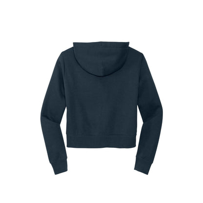 District Women's V.I.T. Fleece Full-Zip Hoodie — New Navy (Back)