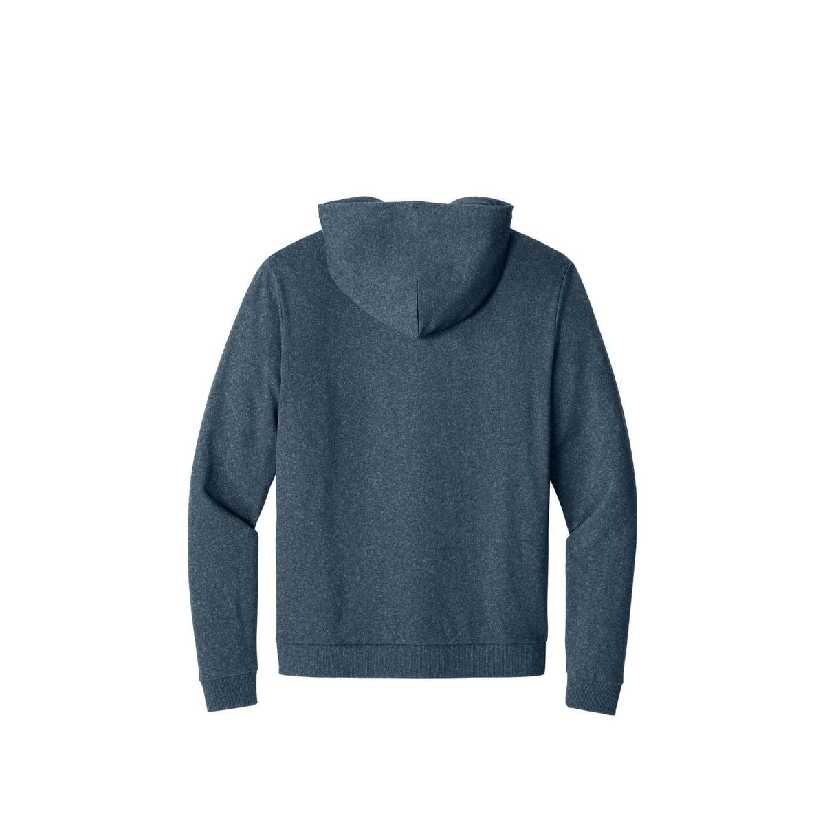 District Perfect Tri Fleece Full-Zip Hoodie — Navy Frost (Back)