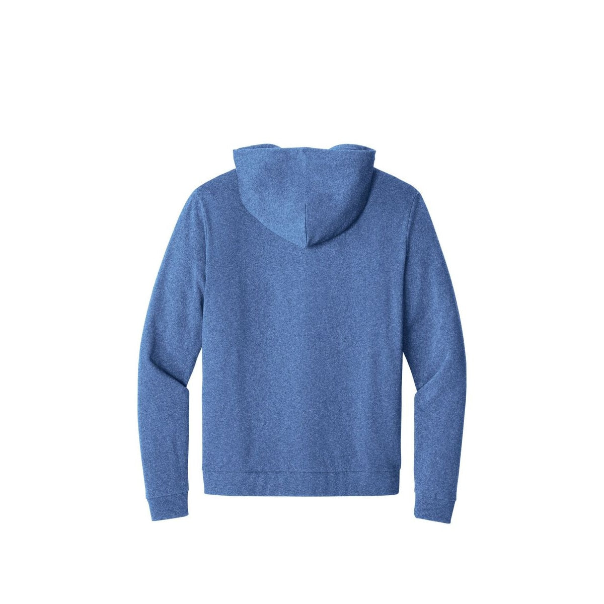 District Perfect Tri Fleece Full-Zip Hoodie — Royal Frost (Back)
