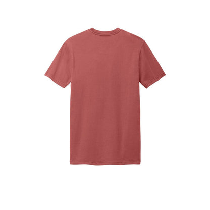 District Soft Wash Garment Dyed Tee — Garnet (Back)