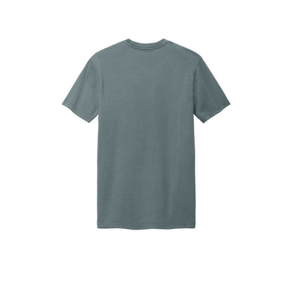 District Soft Wash Garment Dyed Tee — Deep Steel Blue (Back)