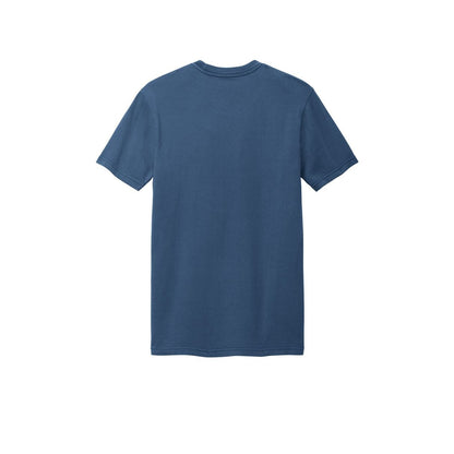 District Soft Wash Garment Dyed Tee — True Navy (Back)