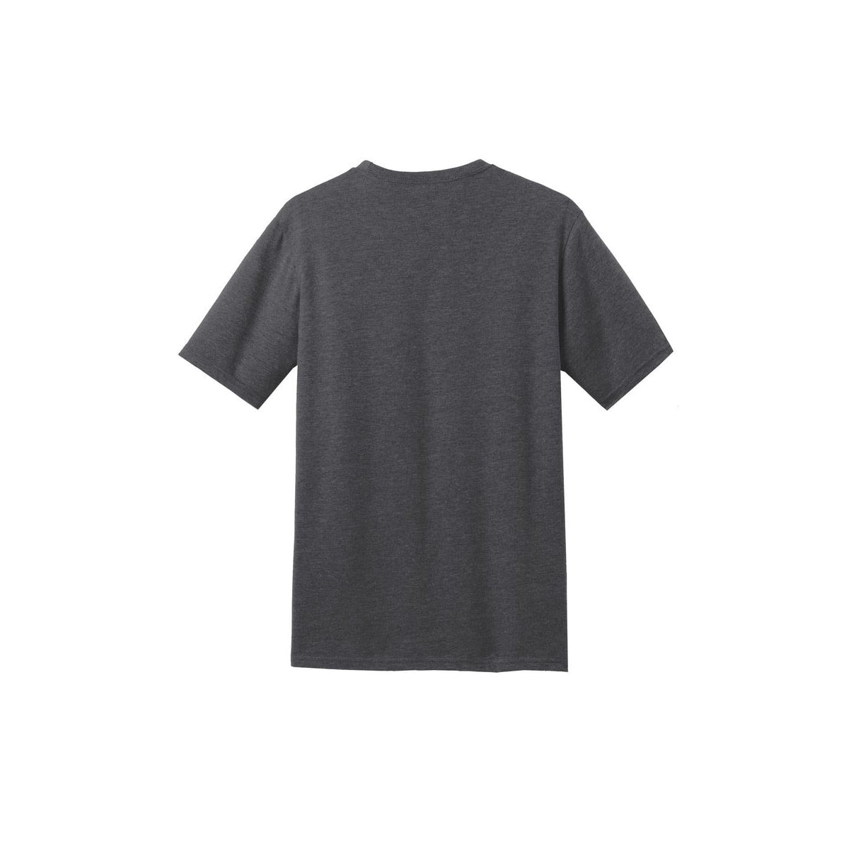 District Perfect Blend CVC Tee — Heathered Charcoal (Back)