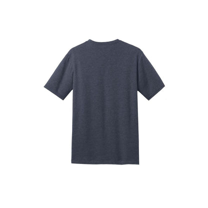 District Perfect Blend CVC Tee — Heathered Navy (Back)