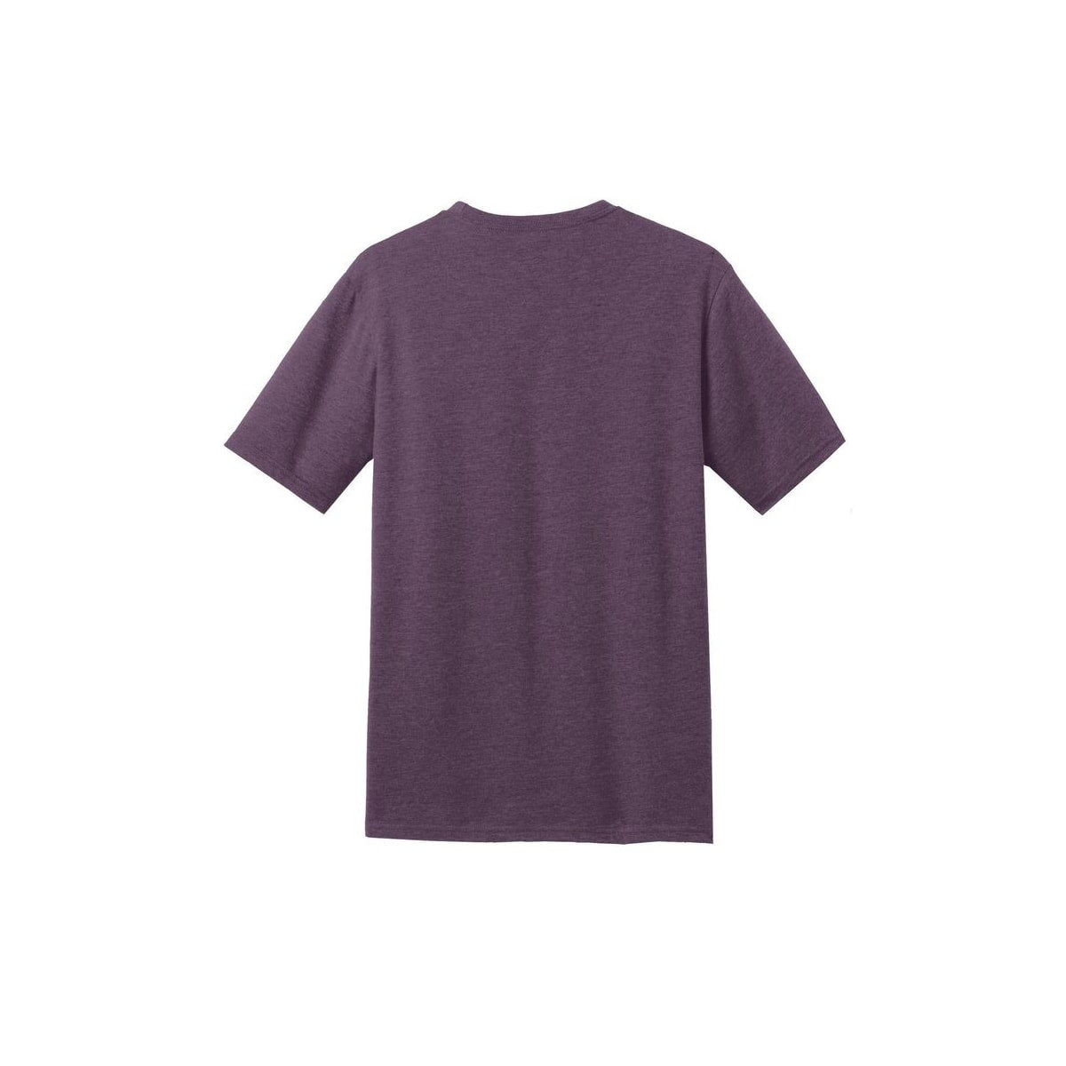 District Perfect Blend CVC Tee — Heathered Eggplant (Back)