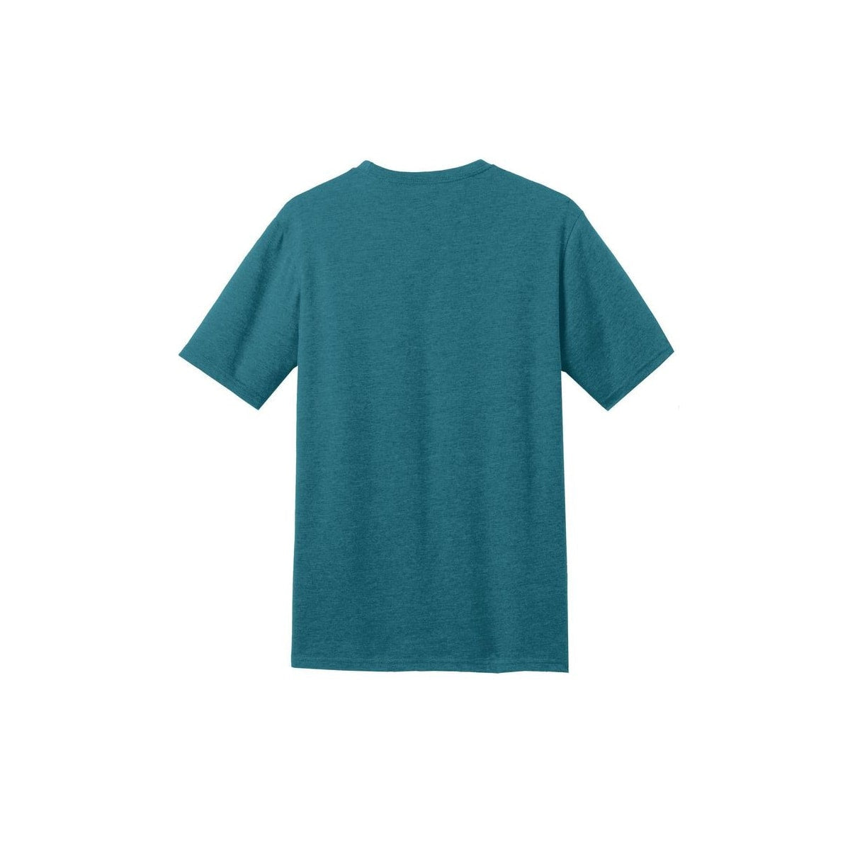 District Perfect Blend CVC Tee — Heathered Teal (Back)