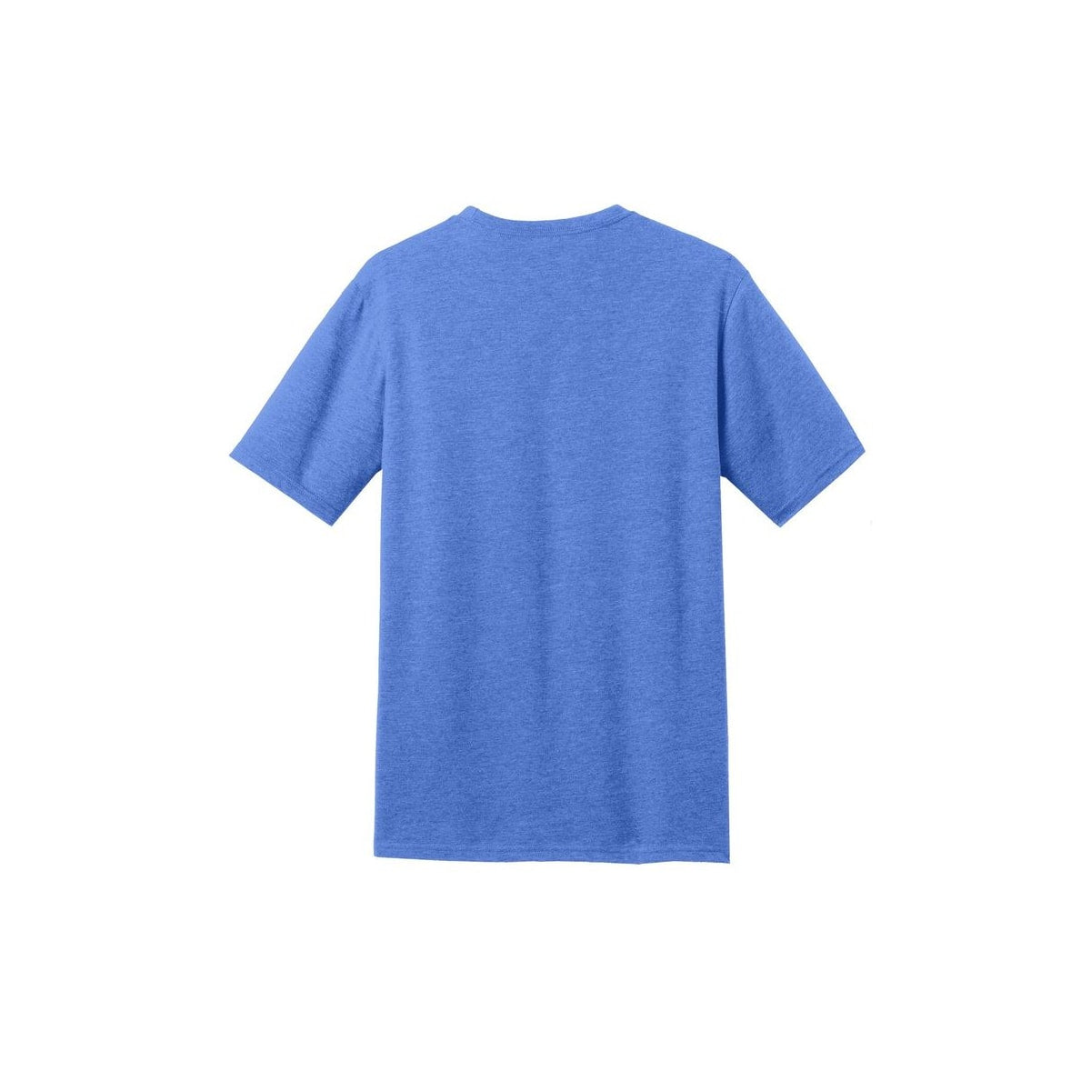 District Perfect Blend CVC Tee — Heathered Royal (Back)