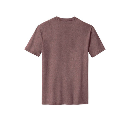 District Perfect Blend CVC Tee — Rose Fleck (Back)