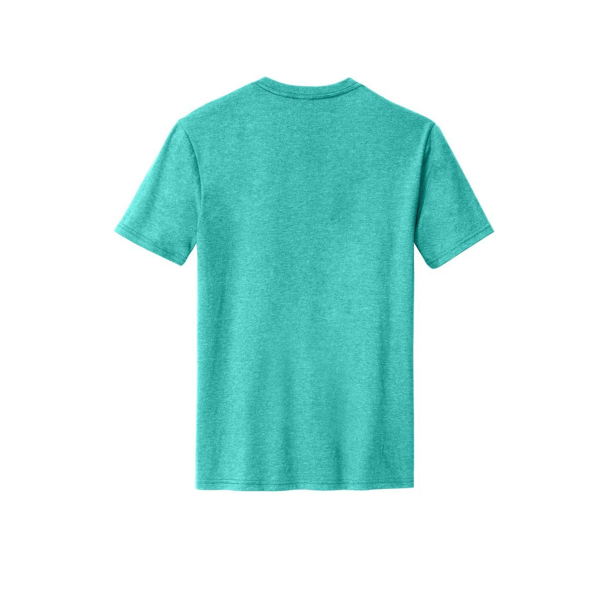 District Perfect Blend CVC Tee — Aqua Heather (Back)