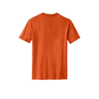 District Perfect Blend CVC Tee — Deep Orange Heather (Back)