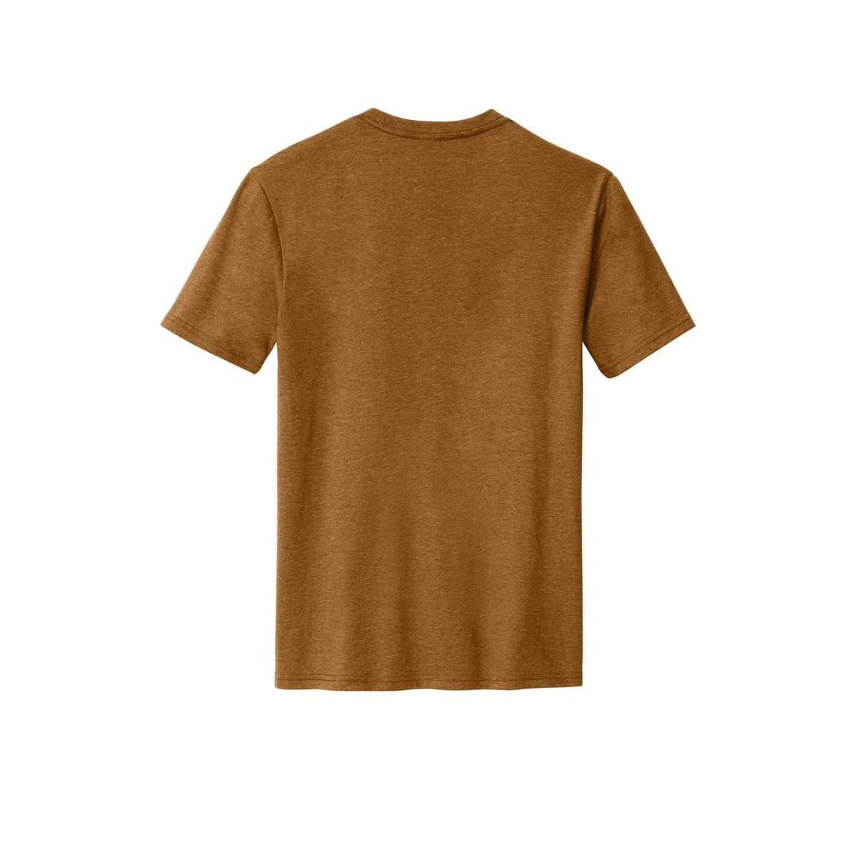 District Perfect Blend CVC Tee — Duck Brown Heather (Back)