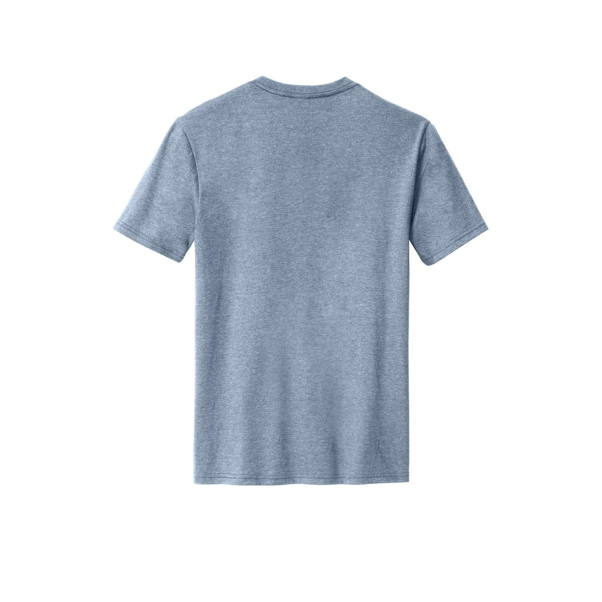 District Perfect Blend CVC Tee — Flint Blue Heather (Back)