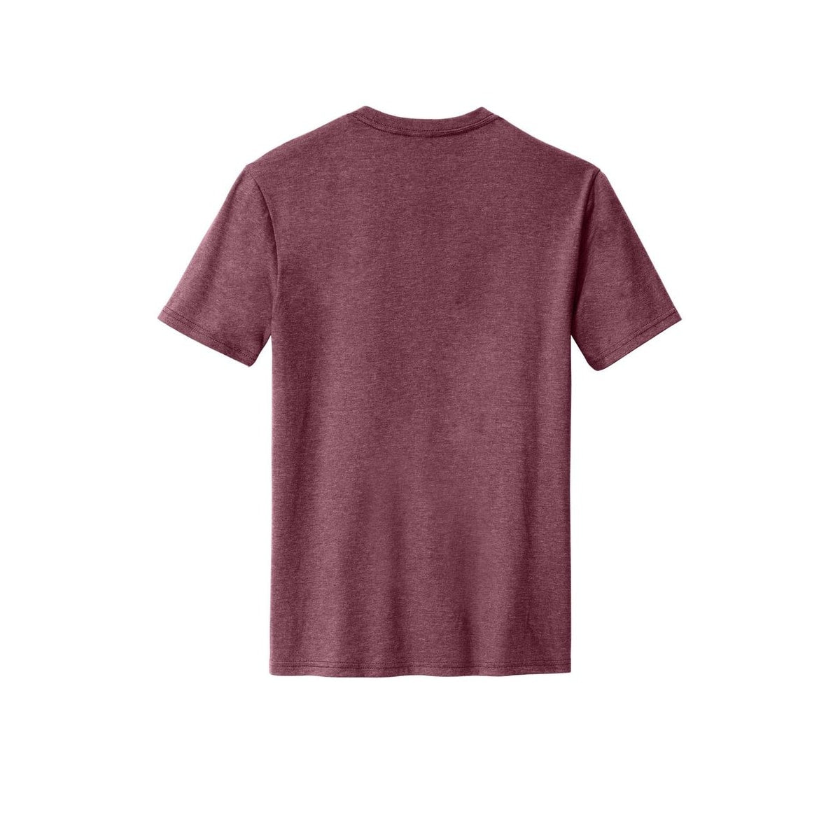 District Perfect Blend CVC Tee — Heathered Cardinal (Back)