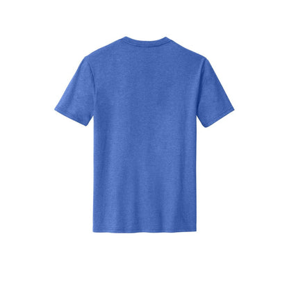 District Perfect Blend CVC Tee — Royal Frost (Back)