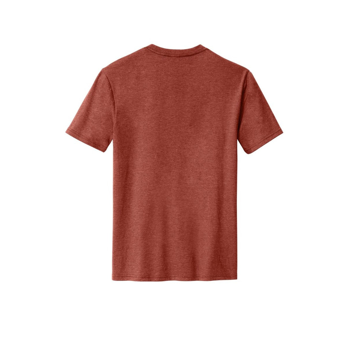 District Perfect Blend CVC Tee — Heathered Russet (Back)