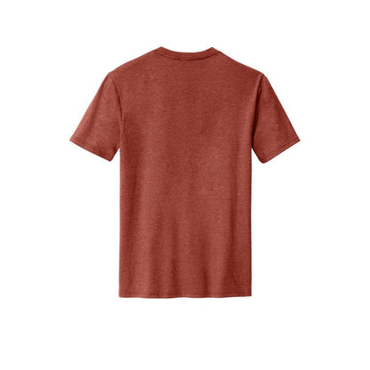 District Perfect Blend CVC Tee — Heathered Russet (Back)