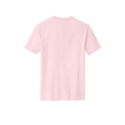 District Perfect Blend CVC Tee — Carnation Pink (Back)