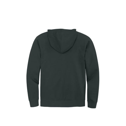 District V.I.T. Fleece Full-Zip Hoodie — Charcoal (Back)