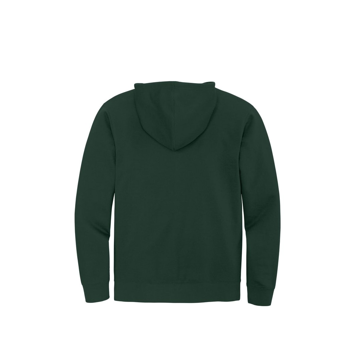 District V.I.T. Fleece Full-Zip Hoodie — Forest Green (Back)