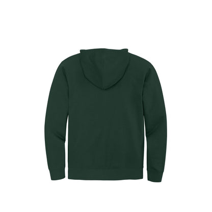 District V.I.T. Fleece Full-Zip Hoodie — Forest Green (Back)