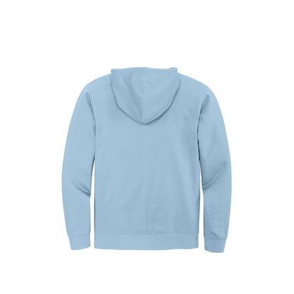 District V.I.T. Fleece Full-Zip Hoodie — Ice Blue (Back)