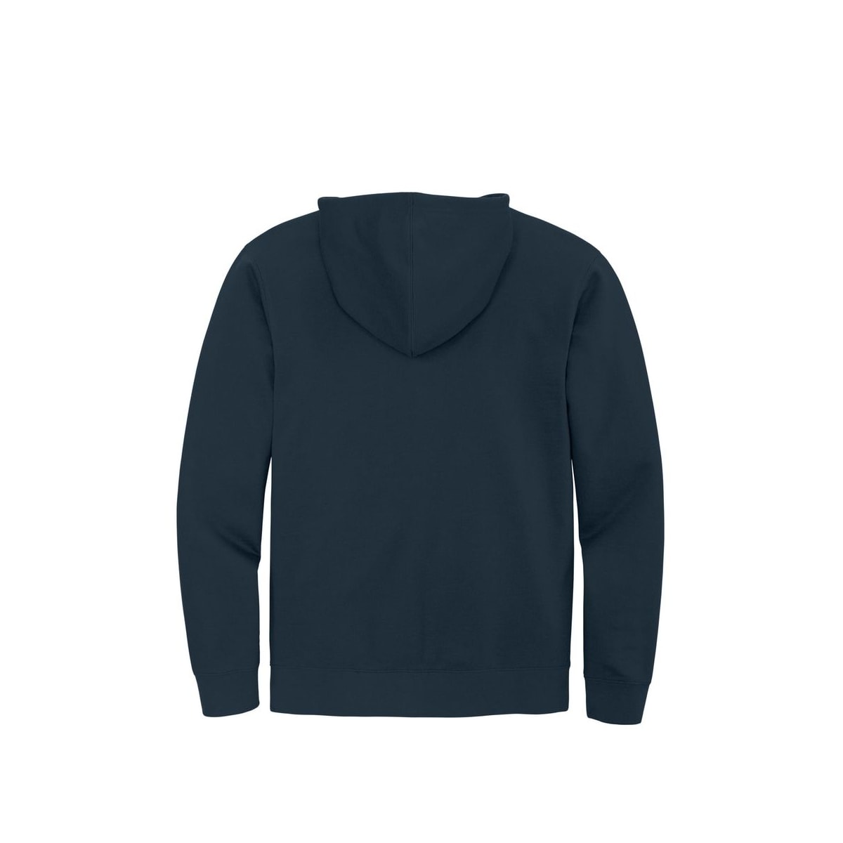 District V.I.T. Fleece Full-Zip Hoodie — New Navy (Back)