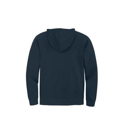 District V.I.T. Fleece Full-Zip Hoodie — New Navy (Back)