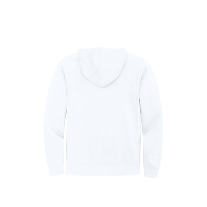 District V.I.T. Fleece Full-Zip Hoodie — White (Back)