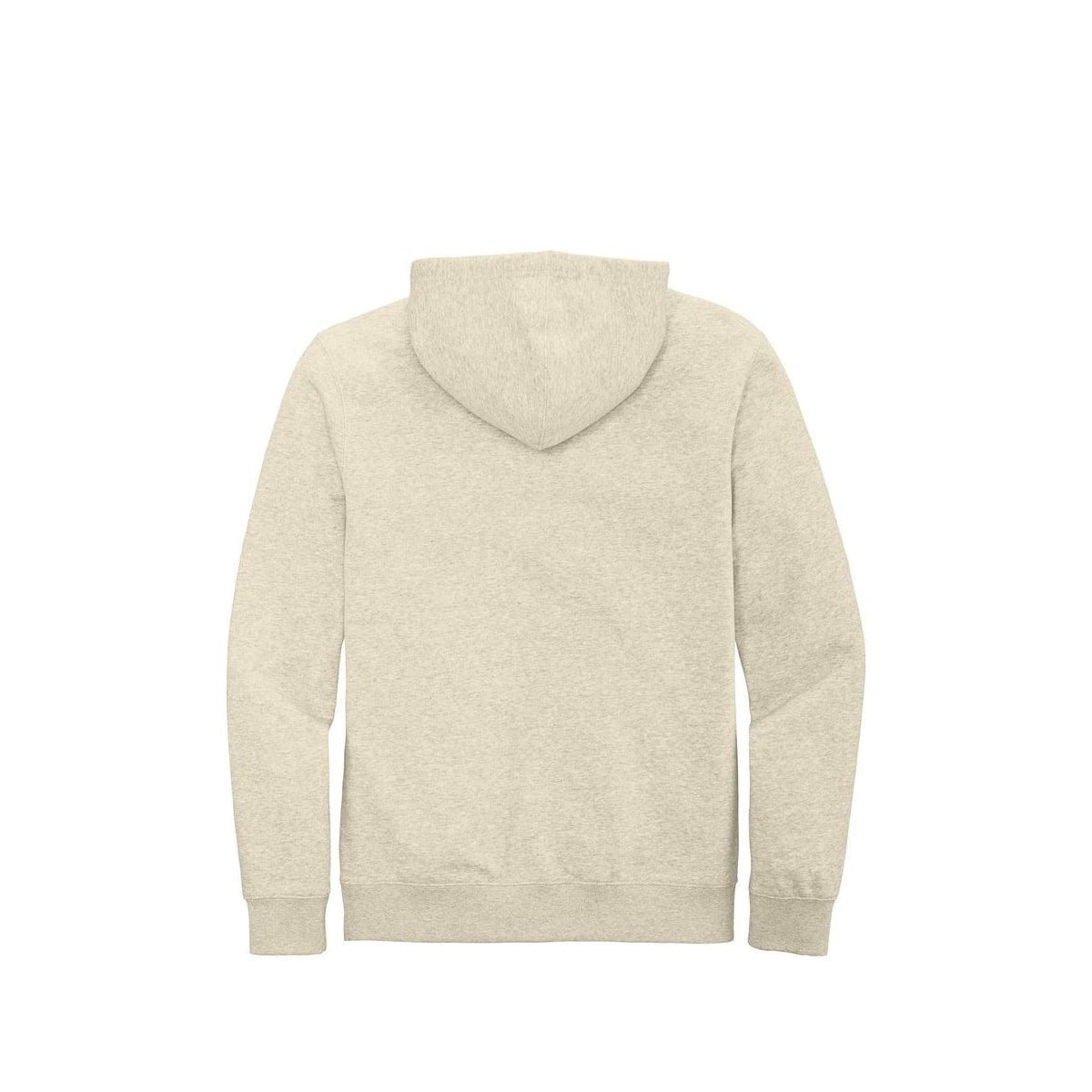 District V.I.T. Fleece Full-Zip Hoodie — Oatmeal Heather (Back)