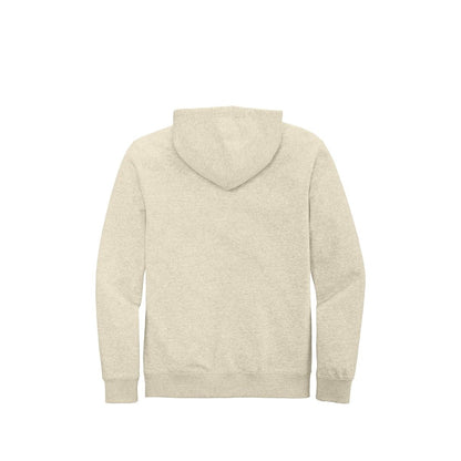 District V.I.T. Fleece Full-Zip Hoodie — Oatmeal Heather (Back)