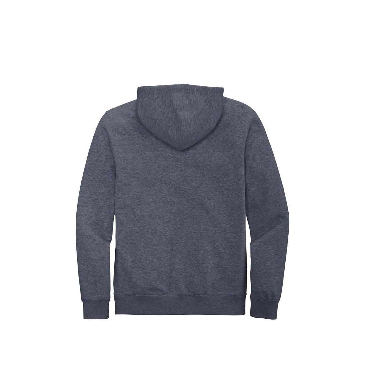 District V.I.T. Fleece Full-Zip Hoodie — Heathered Navy (Back)
