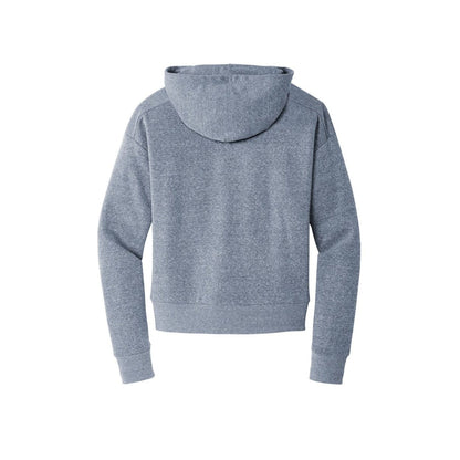 District Women's Perfect Tri Fleece 1/2-Zip Pullover — Navy Frost (Back)