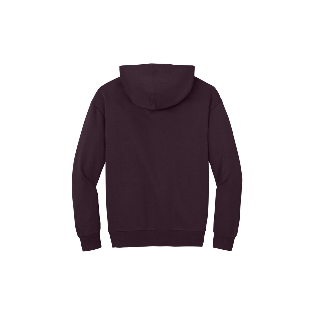 District V.I.T. Heavyweight Fleece Hoodie — Bordeaux (Back)