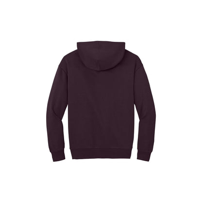District V.I.T. Heavyweight Fleece Hoodie — Bordeaux (Back)