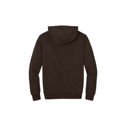 District V.I.T. Heavyweight Fleece Hoodie — Dark Chocolate Brown (Back)