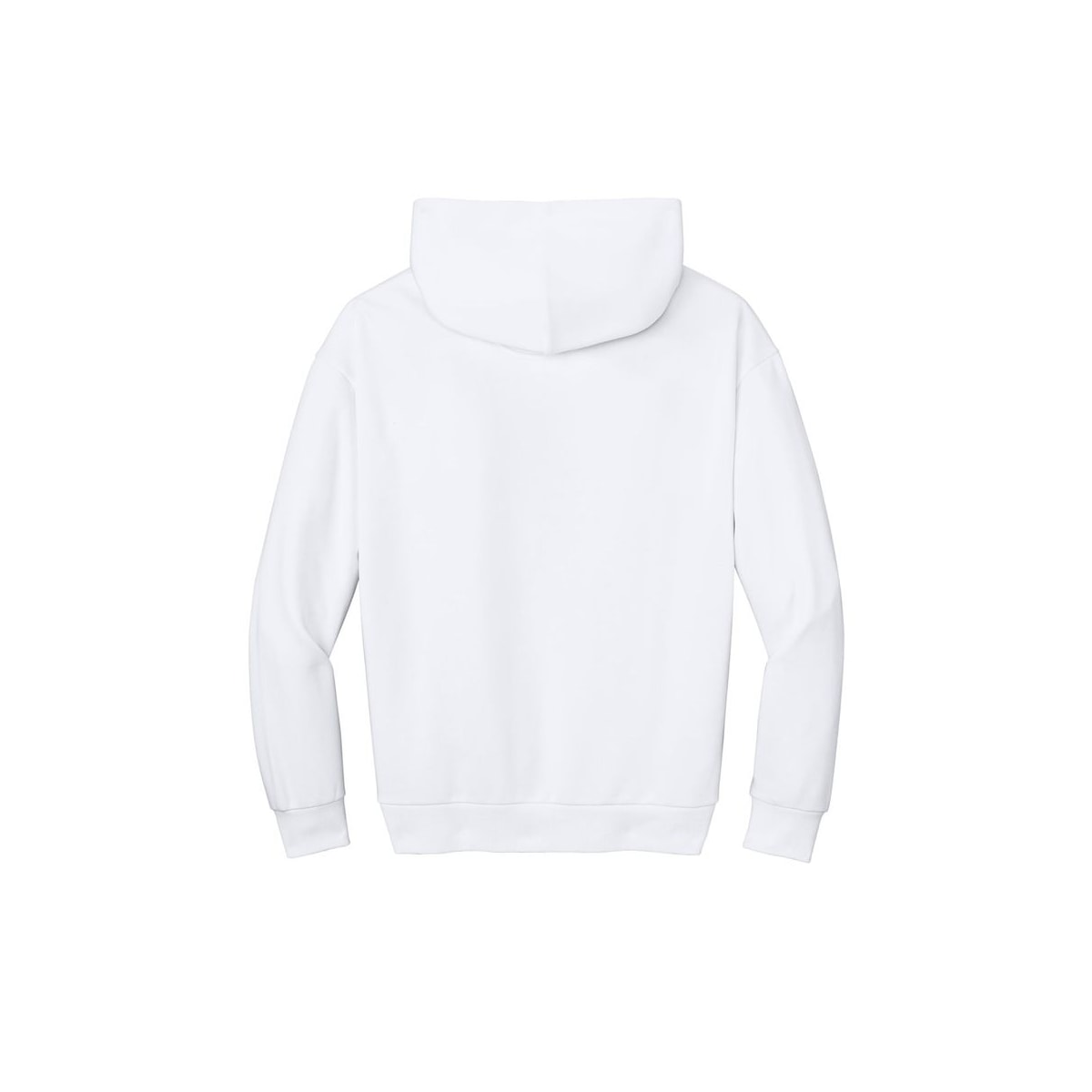 District V.I.T. Heavyweight Fleece Hoodie — White (Back)