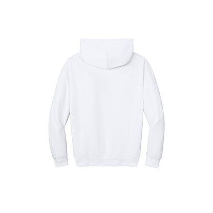 District V.I.T. Heavyweight Fleece Hoodie — White (Back)