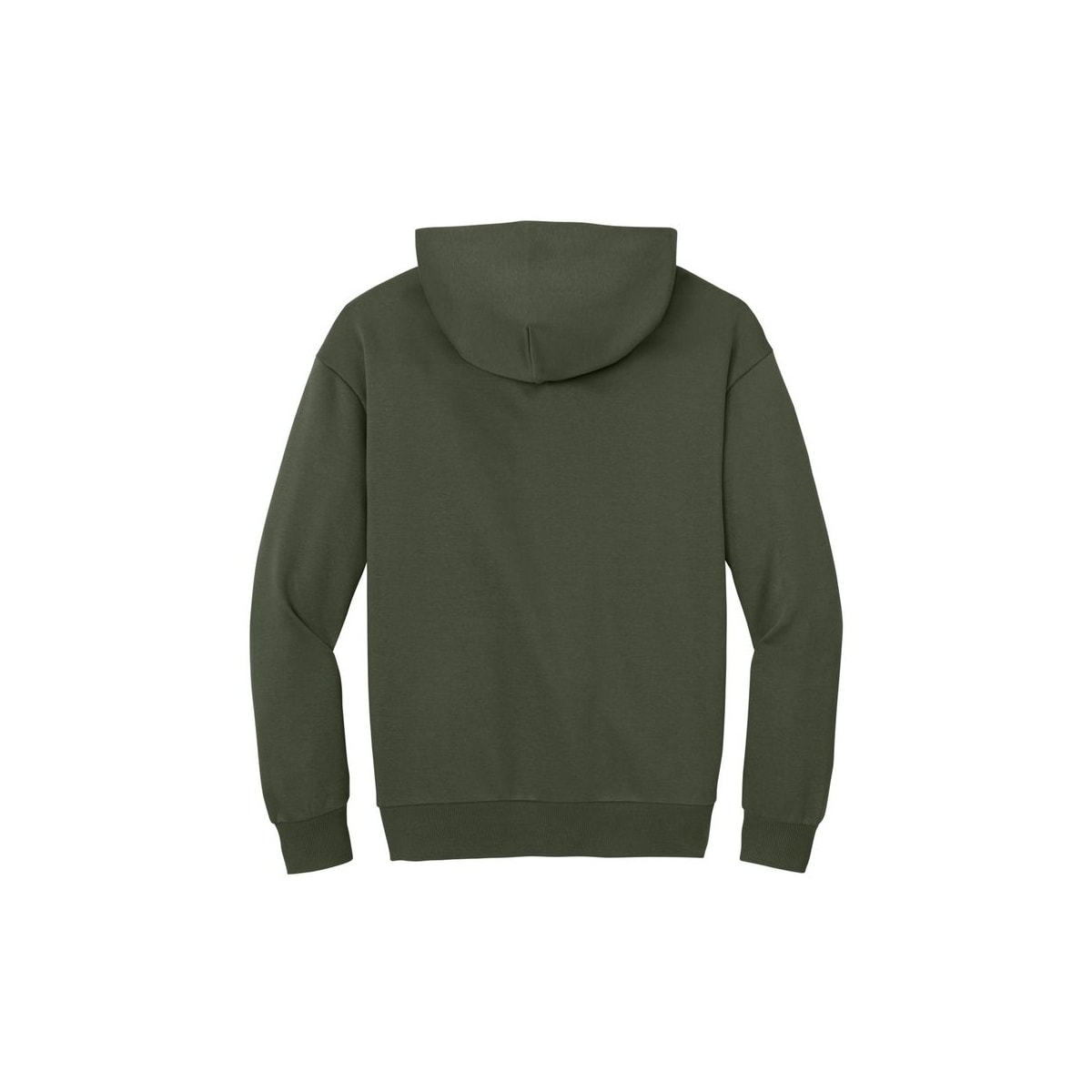 District V.I.T. Heavyweight Fleece Hoodie — Olive (Back)