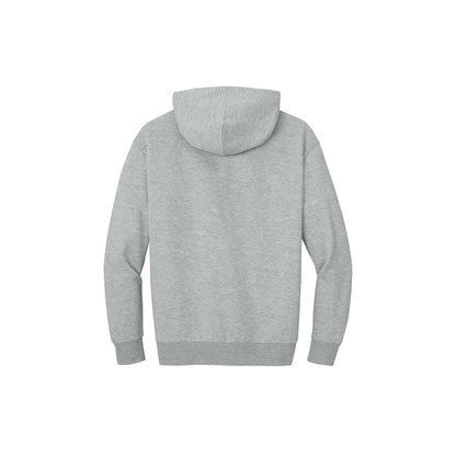 District V.I.T. Heavyweight Fleece Hoodie — Light Heather Grey (Back)
