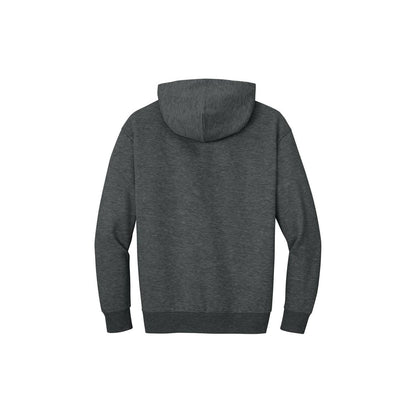 District V.I.T. Heavyweight Fleece Hoodie — Heathered Charcoal (Back)