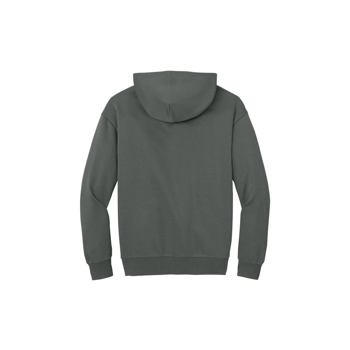 District V.I.T. Heavyweight Fleece Hoodie — Deep Smoke (Back)