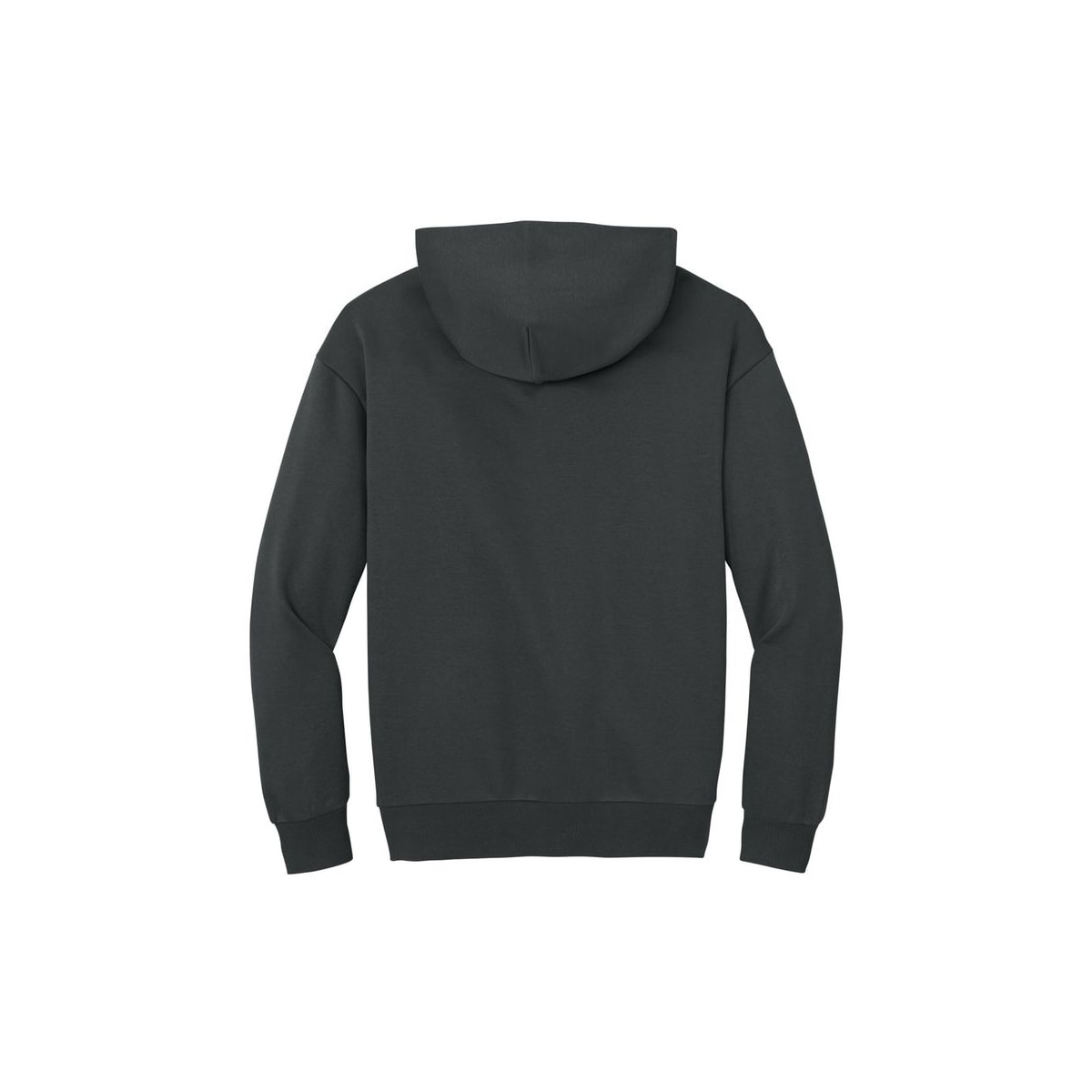 District V.I.T. Heavyweight Fleece Hoodie — Charcoal (Back)