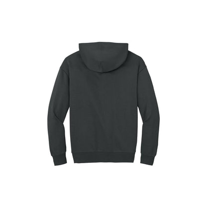 District V.I.T. Heavyweight Fleece Hoodie — Charcoal (Back)