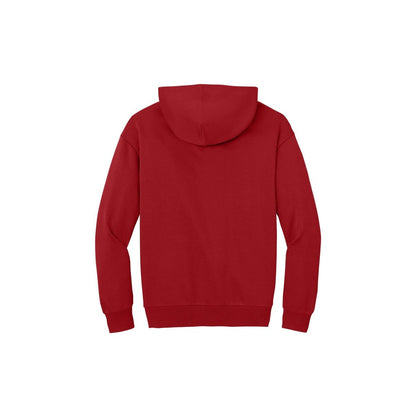 District V.I.T. Heavyweight Fleece Hoodie — Classic Red (Back)