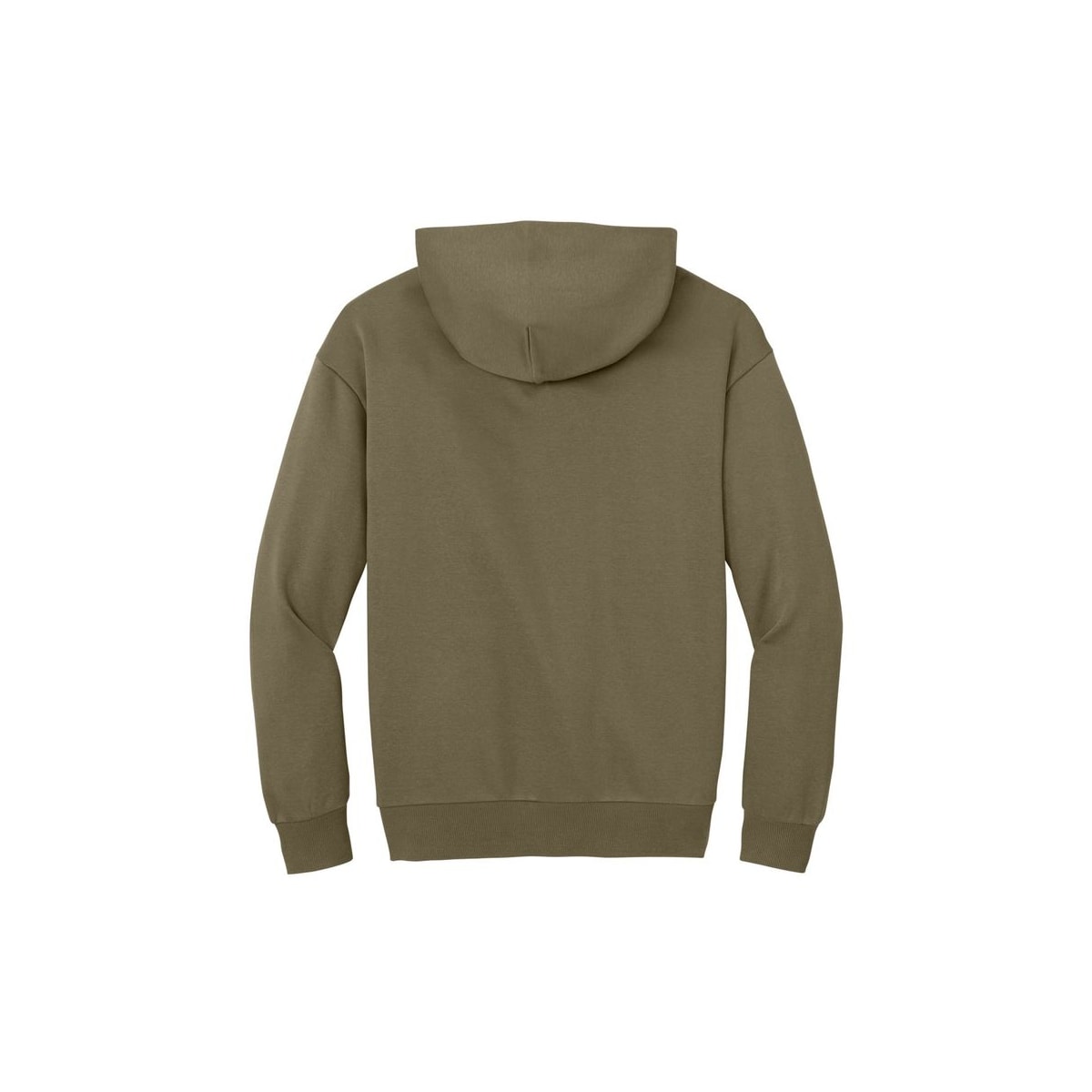 District V.I.T. Heavyweight Fleece Hoodie — Coyote Brown (Back)