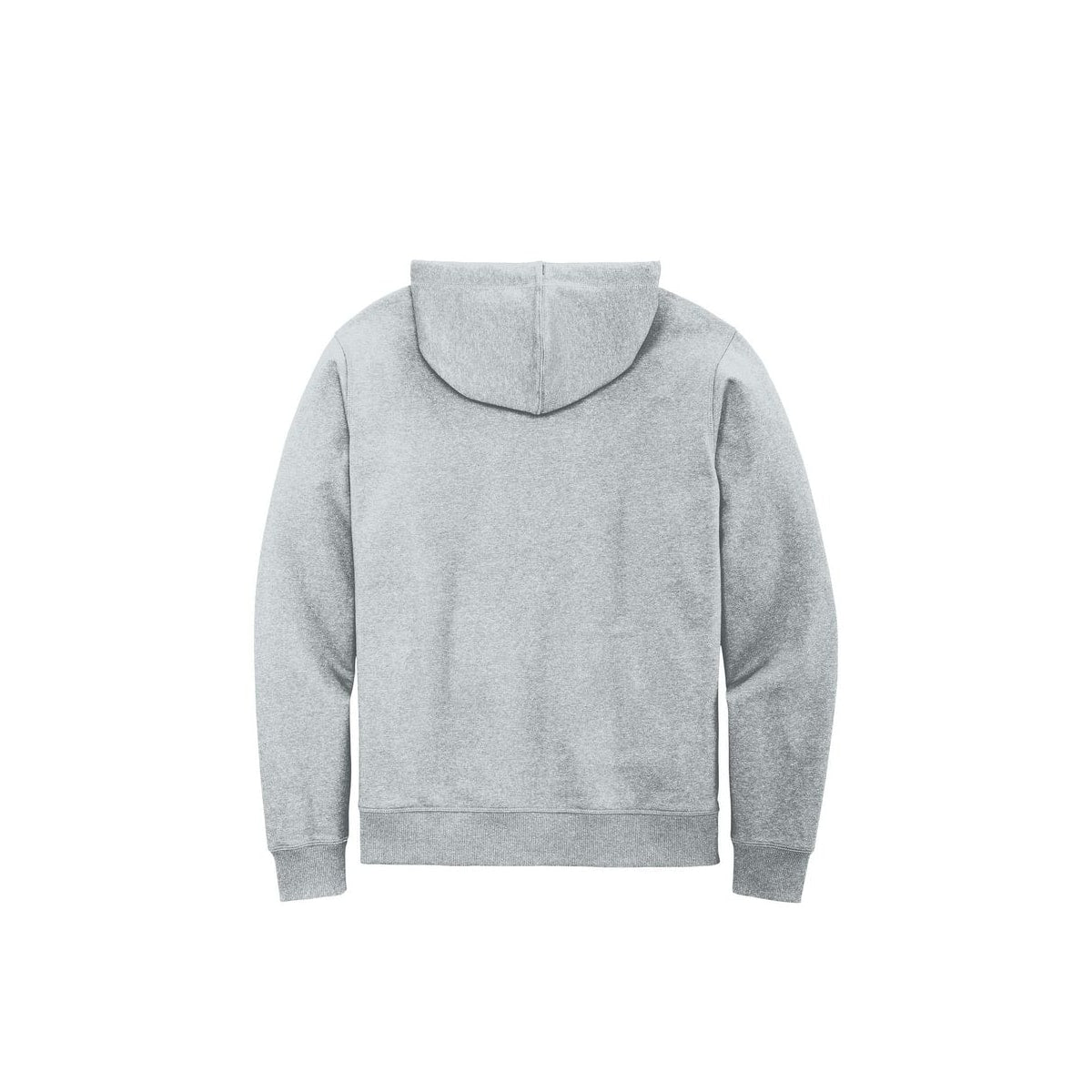 District® Re-Fleece™ Zip-Up Hoodie — Light Heather Grey (Back)