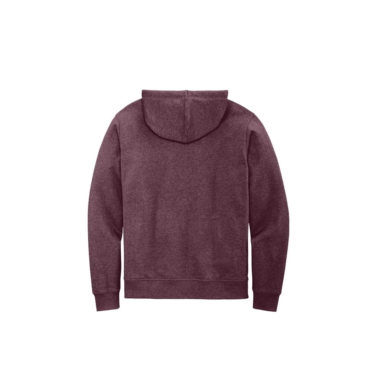 District® Re-Fleece™ Zip-Up Hoodie — Maroon Heather (Back)
