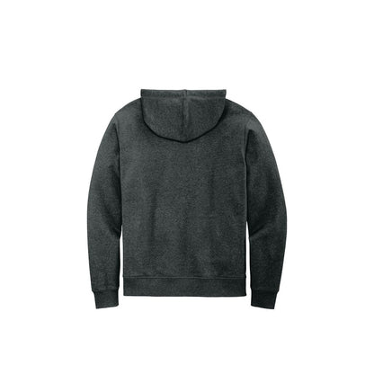 District® Re-Fleece™ Zip-Up Hoodie — Charcoal Heather (Back)