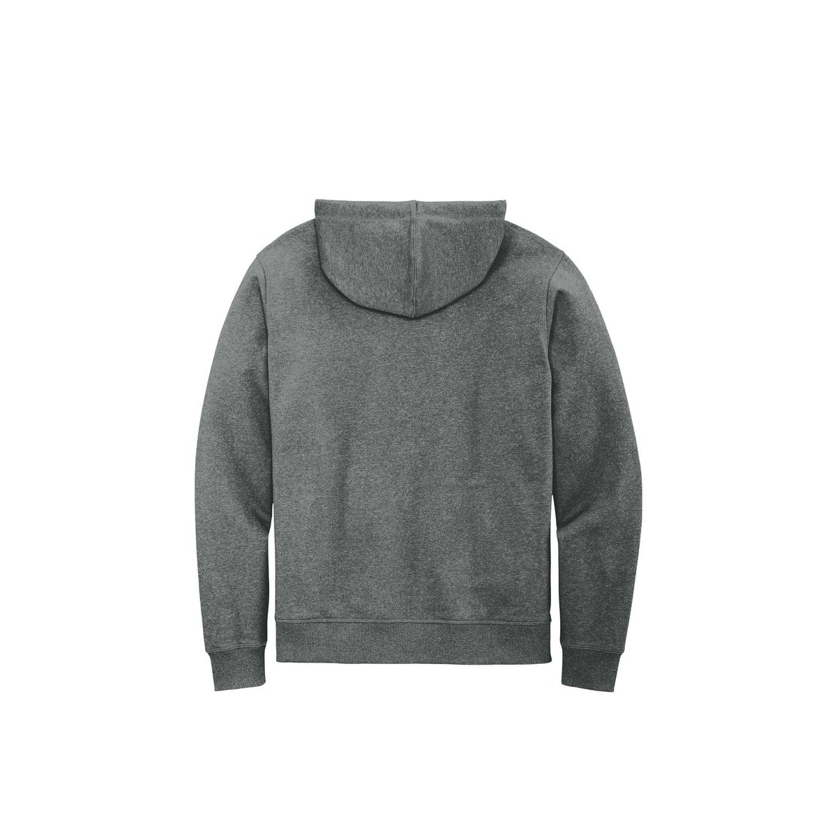 District® Re-Fleece™ Zip-Up Hoodie — Deep Grey Heather (Back)